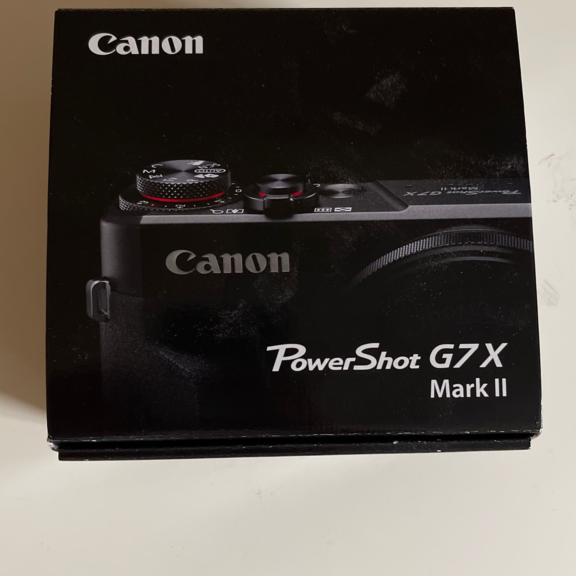 Canon PowerShot Digital Camera [G7 X Mark II] with Wi-Fi & NFC, LCD Screen, and 1-inch Sensor - Black, 100 - 1066C001