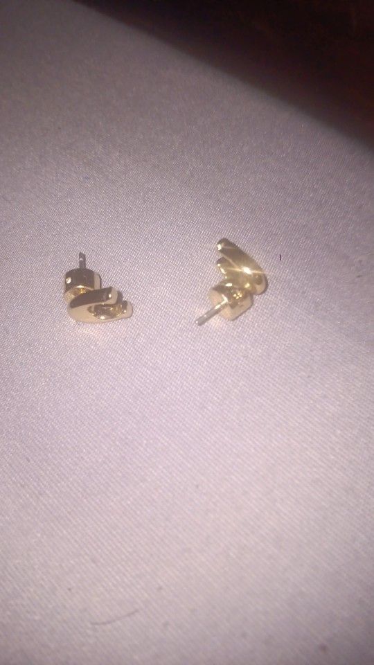 Gold Coach Earrings