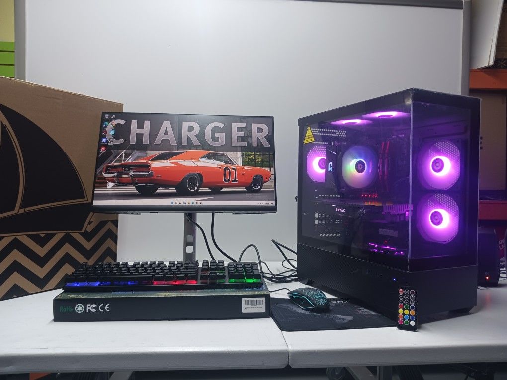 Gaming Computer Setup PLAY GTA5 +Call Of Duty Warzone +Wi-Fi +Windows 11