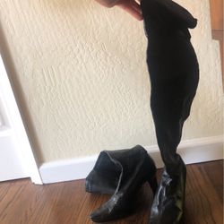 Black Leather Boots 