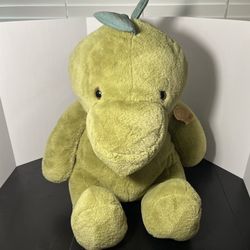 NWT TARGET Animal Adventure Green Dinosaur Dino 25" Large Plush Stuffed Sitting