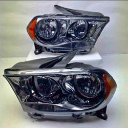 11-13 Dodge Durango Headlights Luces Micas Calaveras Faros Faroles Focos Headlamps
