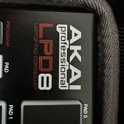 Akai LPD8 MIDI Controller For Laptop W/ Hardcase 