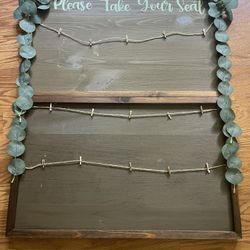 Wedding Seating Chart Sign
