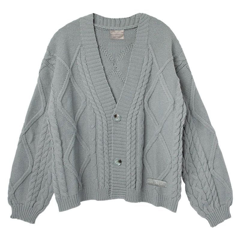 Taylor Swift The Tortured Poets Department Gray Cardigan Gray Button Down