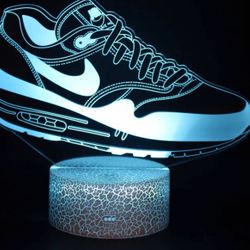 3D Sneaker Multicolor Lamp