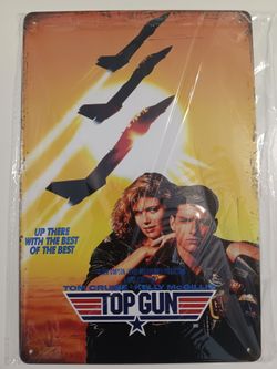 Top Gun Movie Metal Poster Vintage Style Tin Sign 7.87"×11.8"