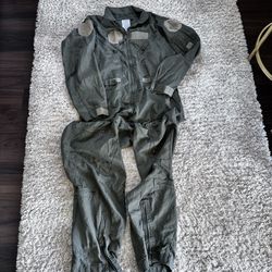 Vintage military Airmans coverall jumpsuit suit 44R