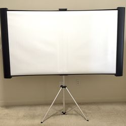Epson - Accolade Duet 80" Portable Projector Screen - Model: ELPSC80