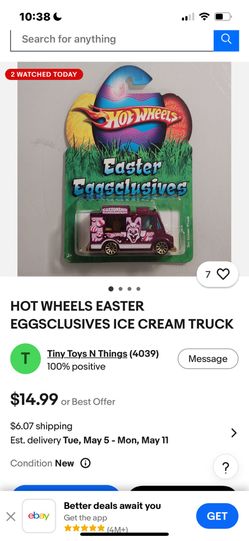 Ice Cream Truck-Easter Mint Condition 