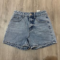 denim shorts