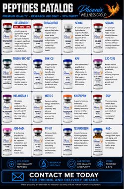Peptide Awareness!!