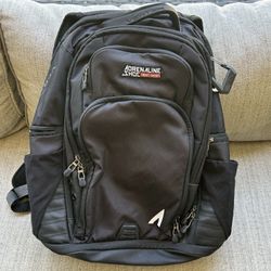 Vertex Black Viper Computer Backpack CUSTOM w Adrenaline Shoc Logo