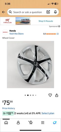 Honda wheel covers