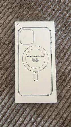 New iPhone 14 Pro Max (clear case)