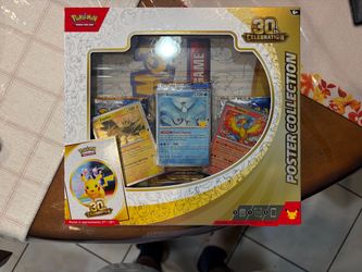 Pokemon 30th anniversary poster box