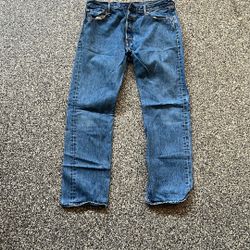 Blue Levi’s Jean 501’s