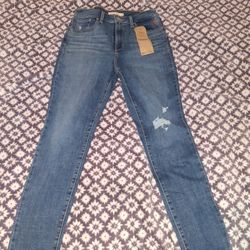 Levi's 721 High Rise Skinny Jeans - Size 8 Medium (W29 L30) 