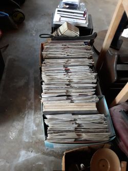 Vintage Vinyl Records LP's And 45's