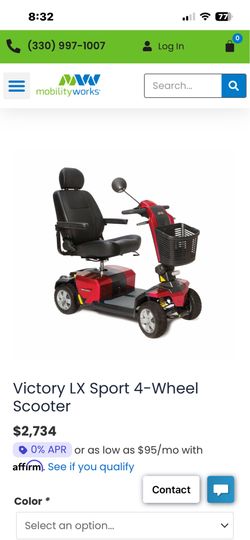 Mobility scooter