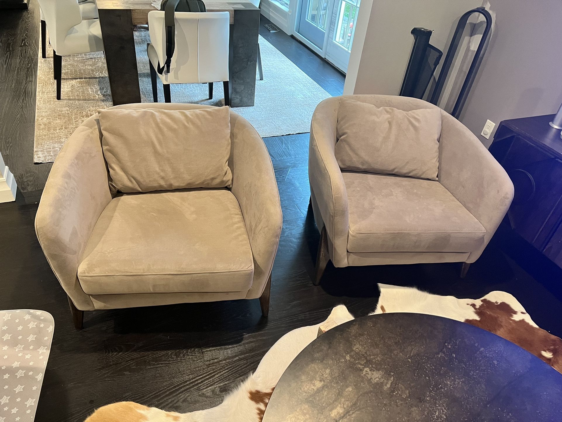 West Elm Delray Chairs (set Of Two)