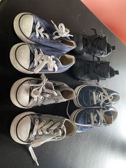Boys Converse Vans Lot Boy size 8
