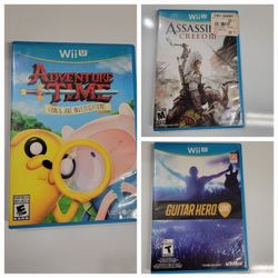 Wii U Mini Game Lot 