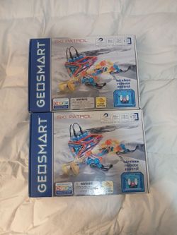 2 Ski Patrol Remote Control Geosmart / Brand New