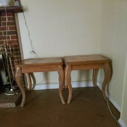 2 Matching Wood TABLES 