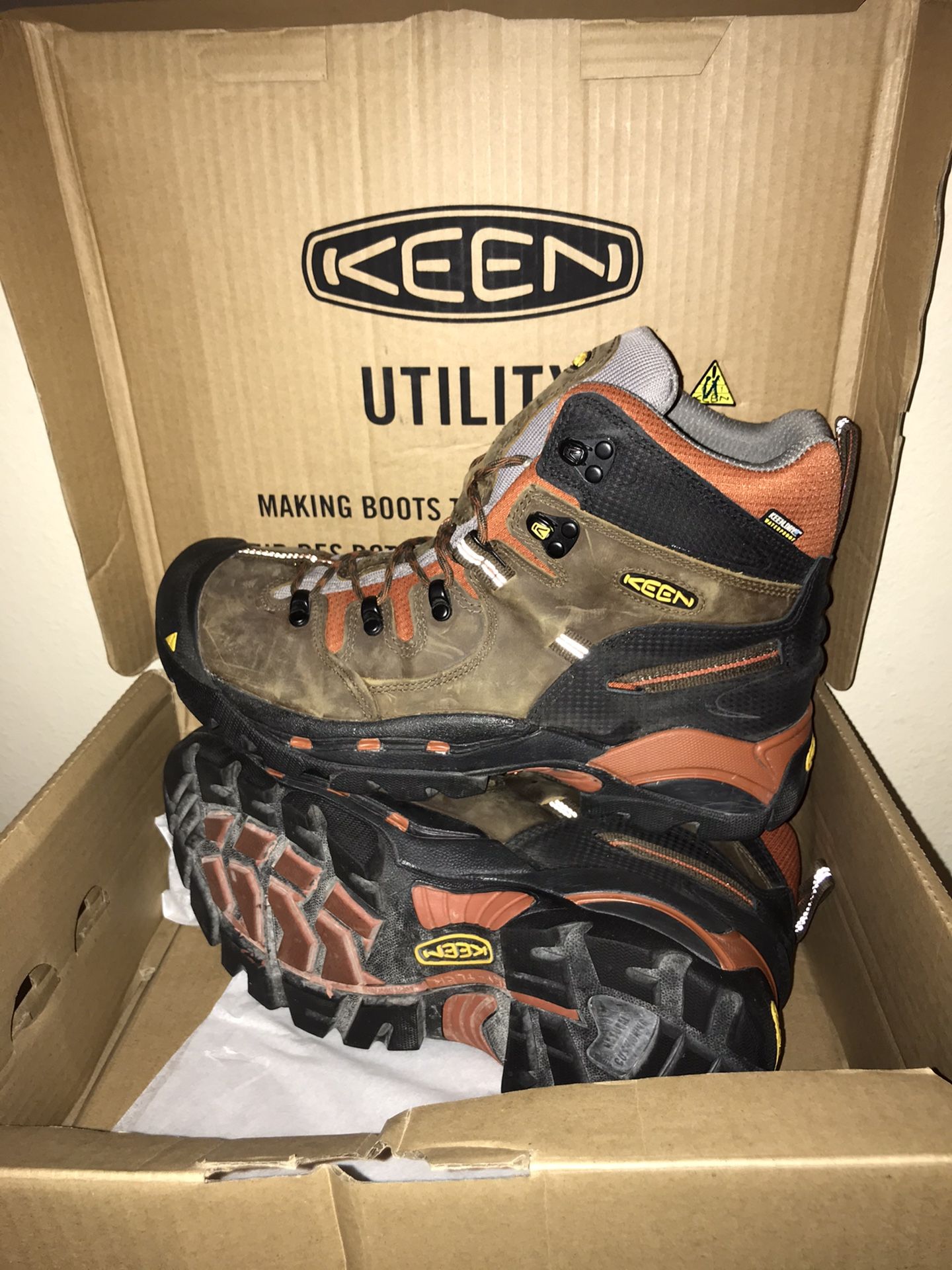 Keen “ Pittsburgh” Utility Working Boots! Size 11 Wide