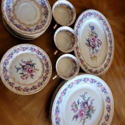 Vintage China Made In Germany Rosenthale Bavaria 27 Pcs