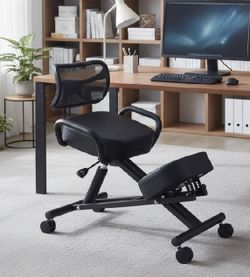 Best Sitting Chair! Ejoyous Pneumatic Posture Correcting Height Adjustable Cushion Kneeling Chairman