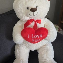 💕💝HAPPY  VALENTINES DAY💝💕BRAND NEW ~HUGE 36" (3 FEET) BIG "I Love You" TEDDY 🧸 BEAR!! NEW with TAGS. 
$45 obo
🧸Excellent Condition! BRAND NEW w/