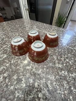 Vintage Cups Set Of 4