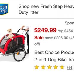 Dog Stroller Like Brand New $150  OBO Only Used For 1 Week If that👍