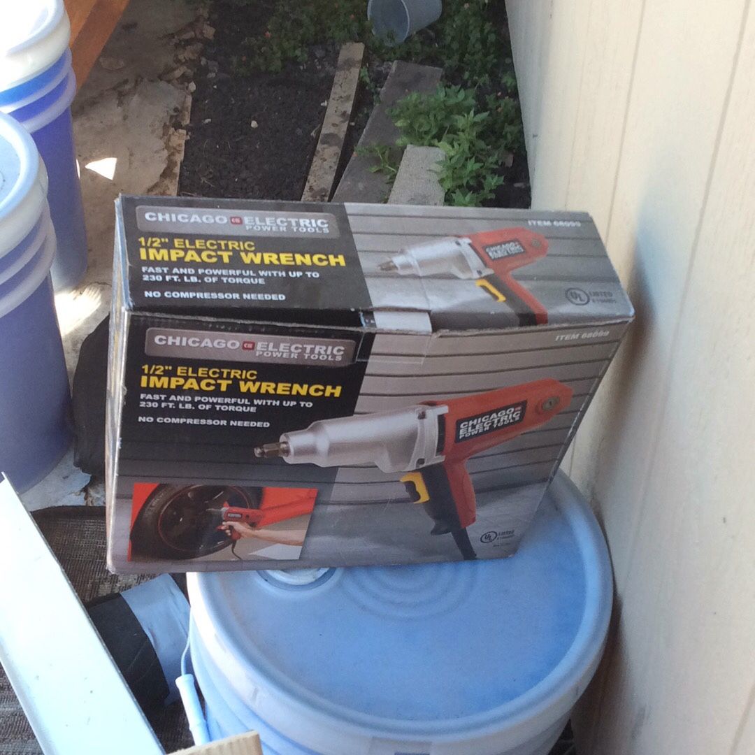 Impact wrench I used one time almost new