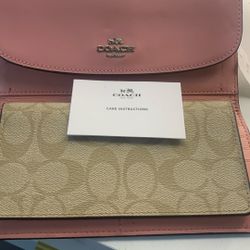 Coach Wallet Pink 