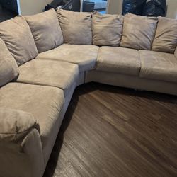 Cream Sectional 