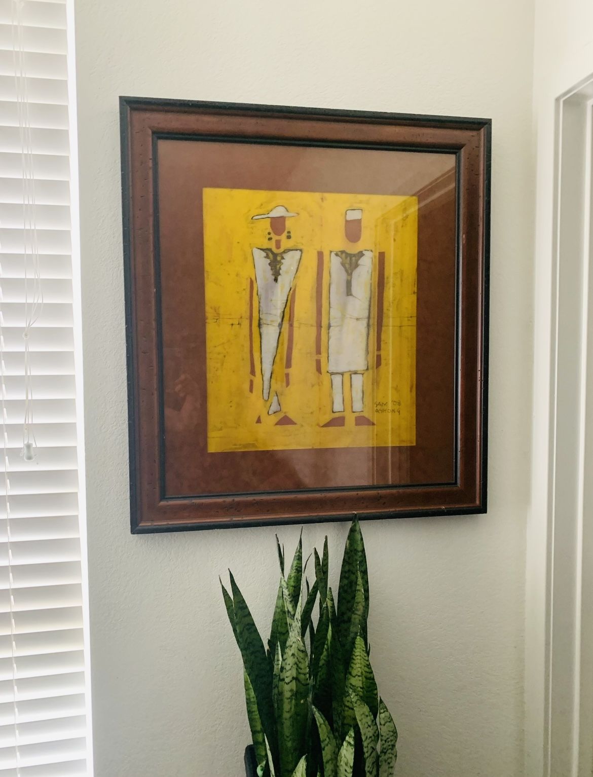 SAM ASHONG “08 Framed Art