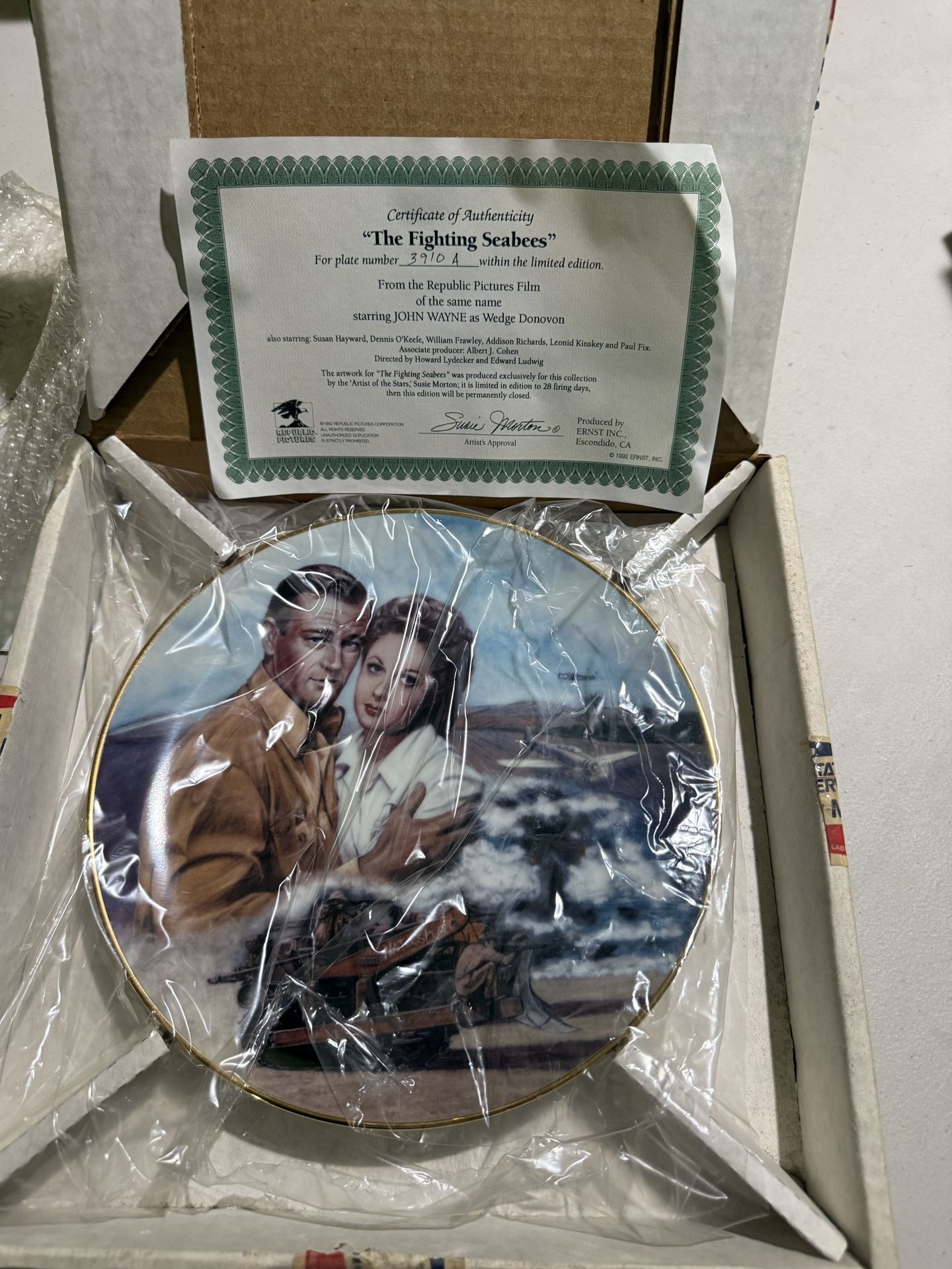 John Wayne Collectible Plates