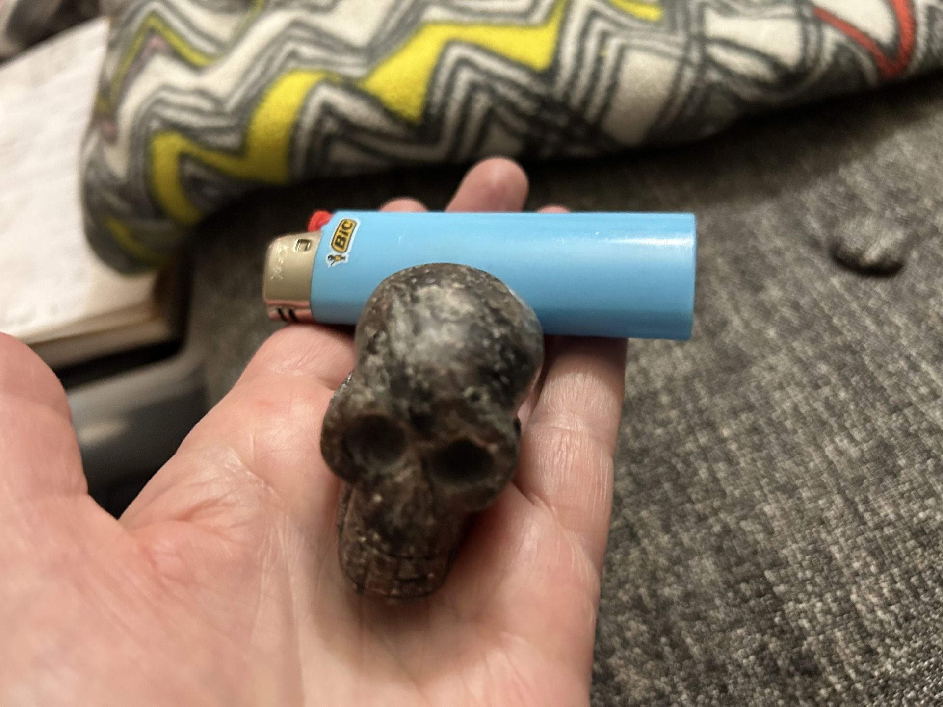 Black Carved Crystal Skull Price Is Each