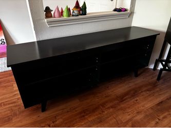 Black TV Console