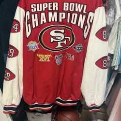 Brand New 49ers All Championship Jacket
