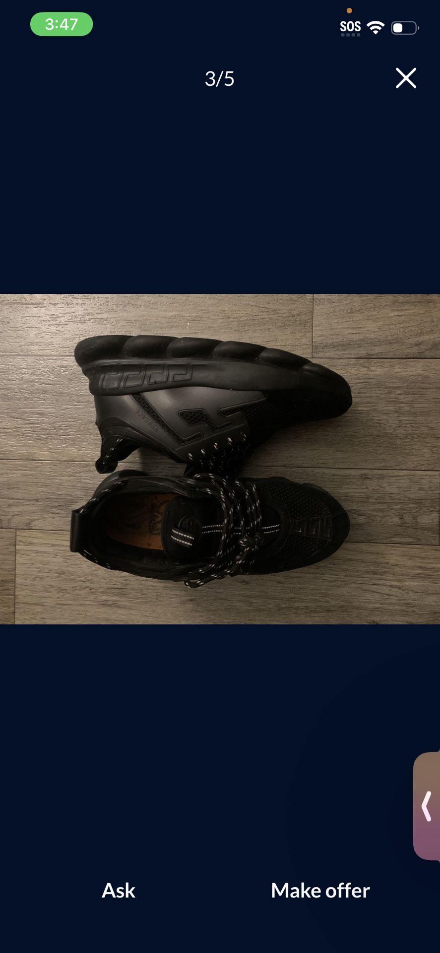 Versace Chain Reactions “Triple Black”