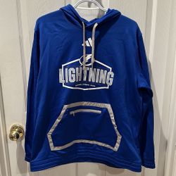 Woman’s Adidas Tampa Bay Lightning Sweatshirt Hoodie - Blue