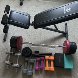 Bench And Dumbbells