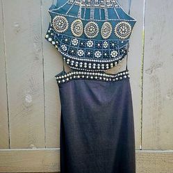 Small Windsor Prom Party Wedding Cocktail Black Dress