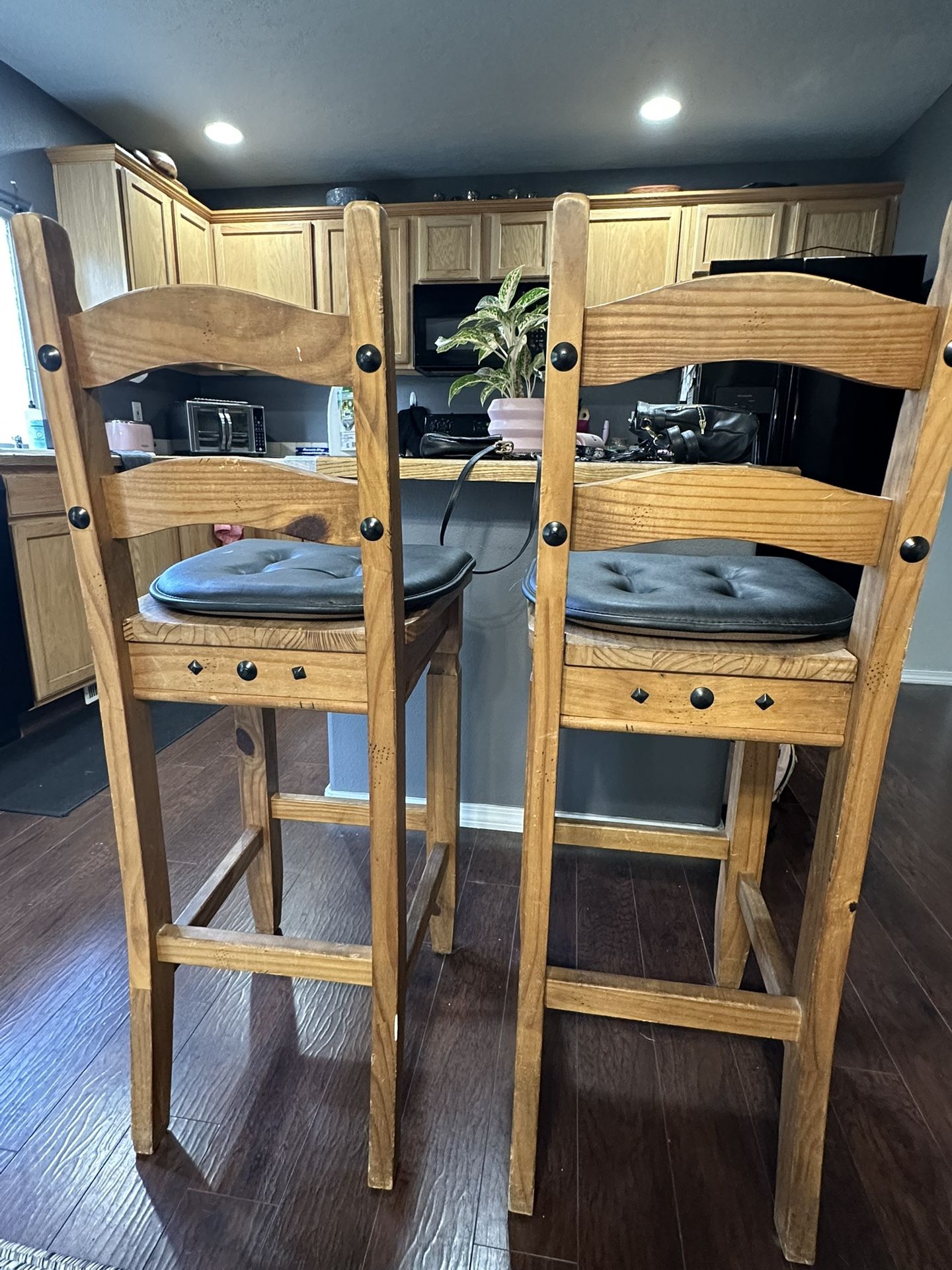 High back bar stools