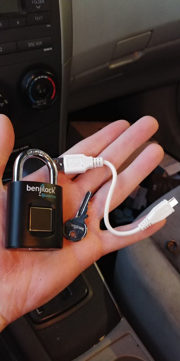 Benjilock, Fingerprint Lock, New, open box