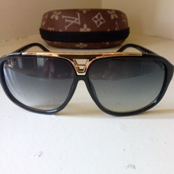 Louis Vuitton Evidence Gold Sunglasses 